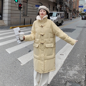 现货  高品质学院风牛角扣羽绒服 2C236-2220-P255-K358图片