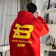 抖音得物供货可提供视频秋冬重磅美式宽松连帽卫衣DL2021，男装卫衣，电商A486