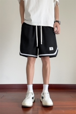 短裤男夏季美式复古拼接五分裤潮牌宽松大码XZ102B-1DK2606P30，男装牛仔裤，星座102B-1