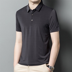 男士夏季冰丝短袖polo衫商务休闲中年百搭宽松上衣BL56203-P50，男装Polo衫，星座1105-3