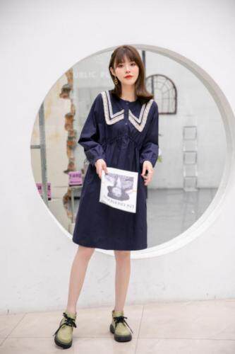 秋款连衣裙，女装连衣裙，莫妮菲