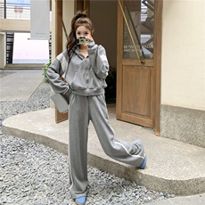 秋季新品！蕾丝拼接卫衣两件套B208-9069-P185K268，女装套装/套裙，浙宝208