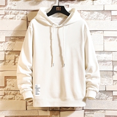 WY2045-P35加绒款-P40纯棉连帽卫衣男大码运动帽衫宽松薄砖墙，男装卫衣，电商A040A