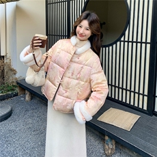 2026冬季·新中式短款羽绒服50白鸭绒RF2C290-7802#-P325-K428，女装羽绒服，2C290