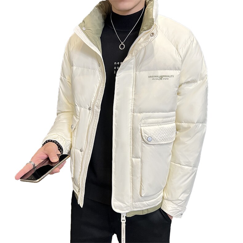 2022店主风新款保暖立领百搭工装休闲羽绒服短款外套8085-P185,男装羽绒服,电商A413