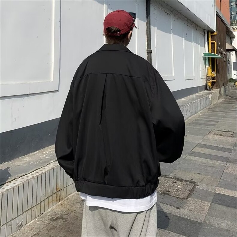 vintage美式机车服外套男潮牌黑武士冲锋衣L7261P50,男装夹克,星座1116-2