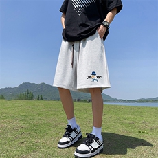 三条杠直播抖音得物品质运动男中裤五分休闲短裤K309P30，男装牛仔裤，电商C408(原B339-1)