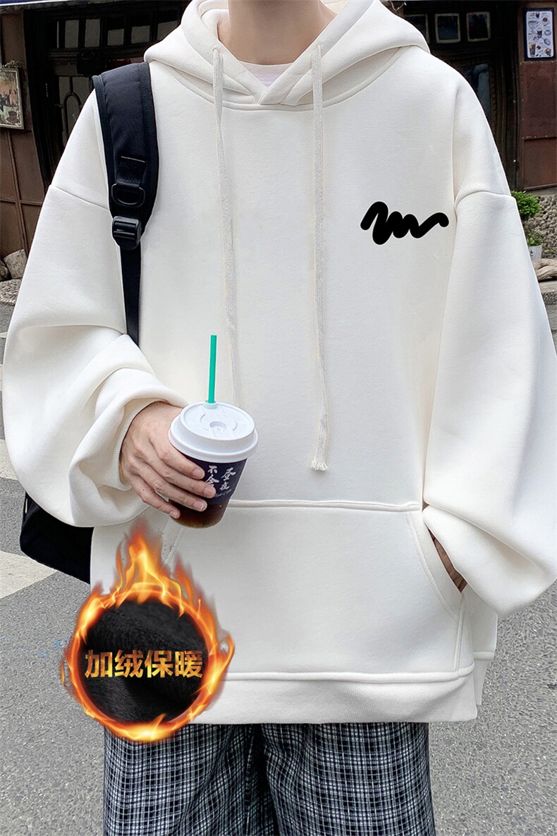 抖音供货、复合重磅加绒现货连帽卫衣宽松D223A-JR-WY2389-特P40,男装卫衣,电商019-1