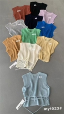 夏季新款短袖t恤女薄款圆领针织宽松百搭半袖上衣，女装T恤，斯尔特羊绒