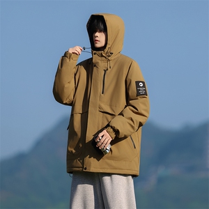 M9566-P85 冬季加厚户外冲锋衣连帽棉服石墨烯棉衣图片