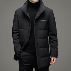 中年立领羽绒服男休闲短款上衣爸爸装冬装羽绒服YYYR077-P275，男装羽绒服，电商B212（原钱塘6029）
