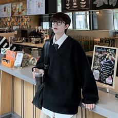 V领毛衣男款秋冬美式针织衫慵懒开衫外套Y029-P45，男装针织衫/毛衣，星座308B-2