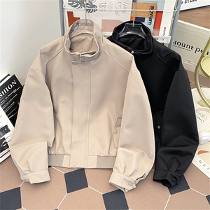 夹克外套男春秋宽松休闲高街痞帅立领上衣服JK0289-P83图片