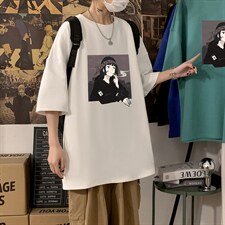 DX17122-P20纯短袖t恤男大码半袖打底衫宽松体恤衫港风,男装T恤,电商A040