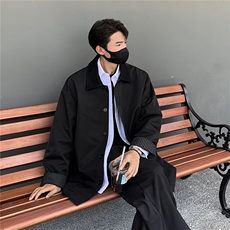 春季新款短款风衣精致韩风拼接大衣外套GS60020，男装风衣，星座1206（原A206）