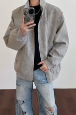 春季扎染拼接皮衣美式复古外套潮牌夹克男女C64137-TP65不，男装夹克，电商A102