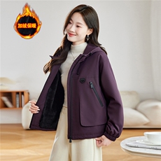 现货！2025年冬季新款加绒加厚棉衣外套女棉服，女装棉衣/棉服，慕咨