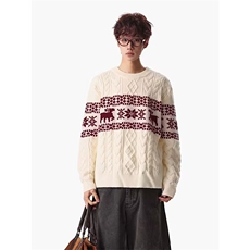 1506-1/MM58251/P52圆领毛衣针织衫男潮牌帅气秋冬季打底衫，男装T恤，星座1506-1