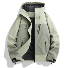 新款男女高品质户外登山服青少年学生冲锋衣夹克外套HS6607，男装夹克，星座1206（原A206）