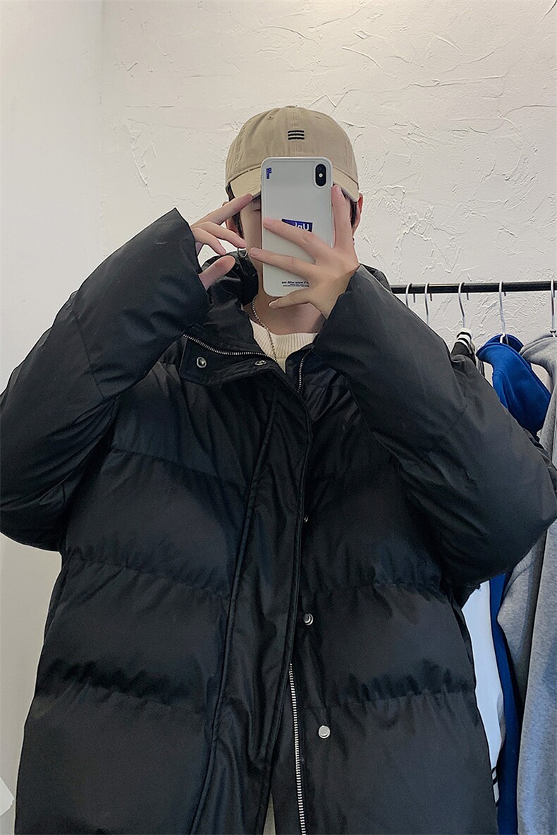 港风哑光棉衣男手塞棉夹克PU皮棉服外套男225-2-20503-P115,男装夹克,星座225-2