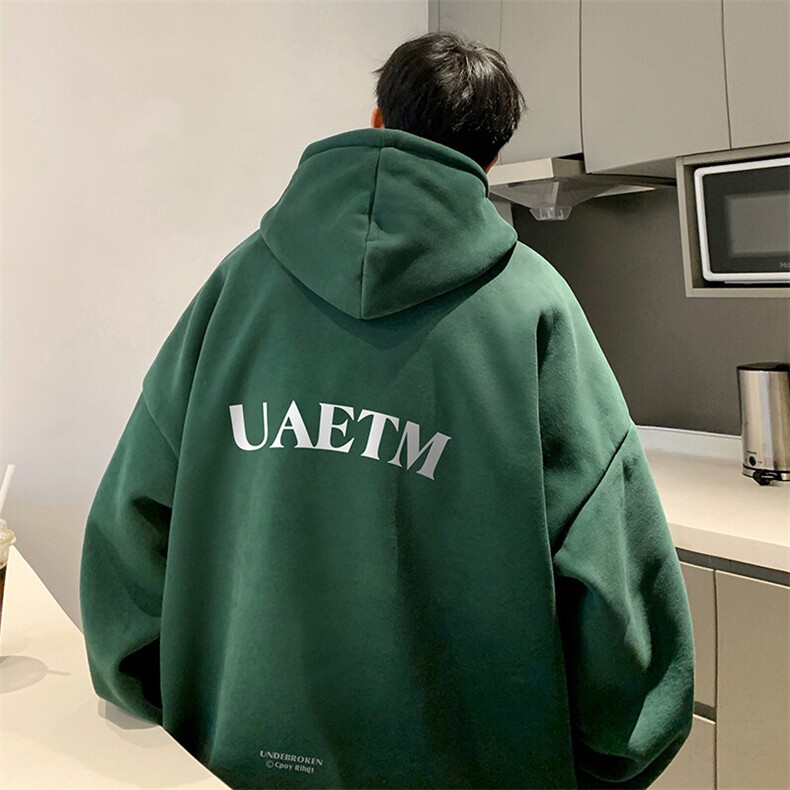 抖音得物供货可提供视频秋冬重磅美式宽松连帽卫衣DL2310,男装卫衣,电商A486