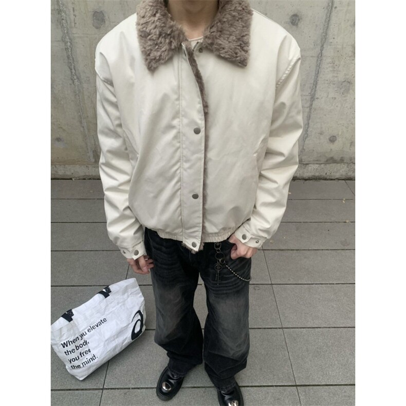 1506-1/MS50471/P88短款棉服狼毛哈灵顿棉服环保毛领夹克外套男女,男装夹克,星座1506-1