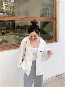 卫衣开衫,女装卫衣/绒衫,吉之红