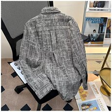 春秋季潮流做旧衬衫外套男士宽松休闲牛仔夹克衫长袖衬衣571/P59，男装夹克，星座506B