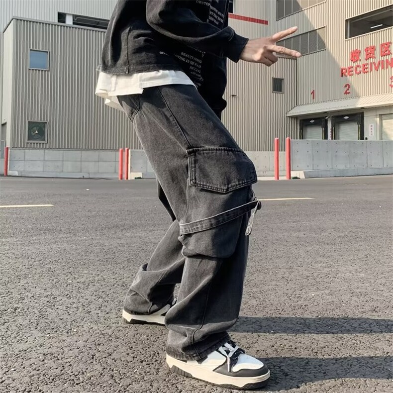 美式牛仔裤男款秋季长裤潮N1078P55,男装牛仔裤,星座1116-2