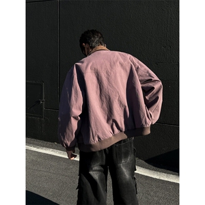 美式工装夹克水洗帆布翻领外套男 xh90-特p80图片