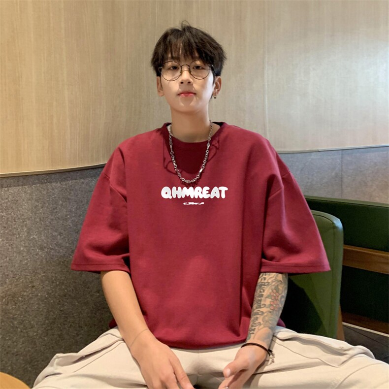 230g重磅纯棉!夏季短袖t恤男半袖男NT195-特P19控38,男装T恤,电商B367