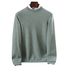 新款高端男开衫秋冬保暖百搭时尚圆领毛衣优雅商务休闲针织衫，男装羊绒开衫，暖钟情羊绒