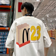量大优供视频220克美式短袖t恤T2279得物直播有280克品质，男装T恤，电商A486