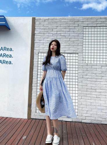 【现货】夏季新款韩版连衣裙，女装连衣裙，IECE