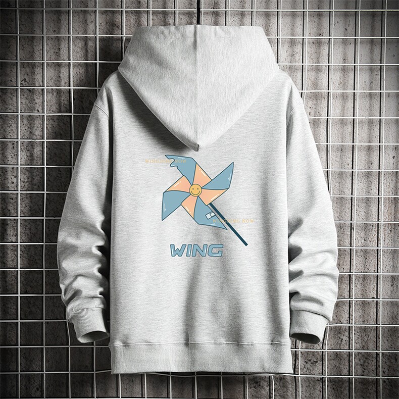 KS21112-P38连帽开衫卫衣男运动外套大码班服网格挂拍,男装卫衣,电商A040A