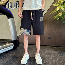 精神小伙2025夏季新款男士风短裤潮牌五分裤C208-6801特P30，男装牛仔裤，电商C208