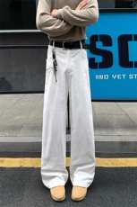 2026秋季牛仔长裤5Q2035-TP3568美式纯色百搭显腿长直筒裤，男装休闲裤，电商A102