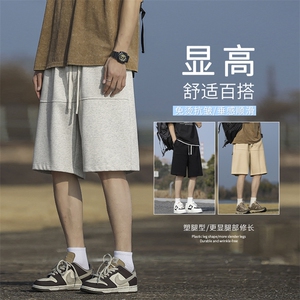 纯棉五分短裤男宽松直筒休闲百搭运动潮牌裤子XD1720特批27图片