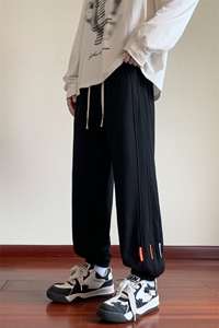春夏季基础款青少年休闲潮牌运动裤子XZ301b-2-325-Z特P38图片