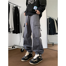 美式复古大口袋工装裤男款春季新款潮牌机能伞兵冲锋裤K7637-P39，男装休闲裤，星座512-3