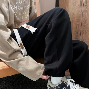 男春季新款港风薄款休闲裤K2366P32图片