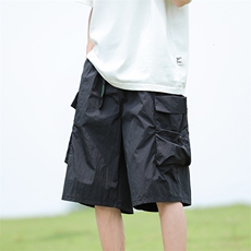 休闲短裤男韩版潮流多口袋个性帅2023夏季新款ins五分裤K4223-P34，男装休闲裤，星座412-3