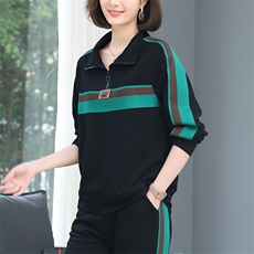 2023春装新款纯色卫衣女韩版宽松中长款立领气质休闲简约上衣，女装T恤，丽影随形