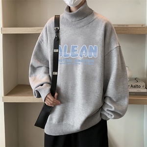 控68高领毛衣男士大码内搭毛线衣男 GM45291-P45加绒款-P65图片
