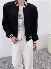 时尚棒球服外套，爆，补货，百搭款，其它，时尚靓姿