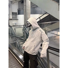 慵懒潮气质原宿百搭简约新款流行文艺华棉复合刺绣卫衣WYT237P48，男装卫衣，星座1013-5