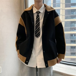 美式翻领夹克上衣男春秋季韩版ins潮牌薄款运动服外套 W3570-P55图片