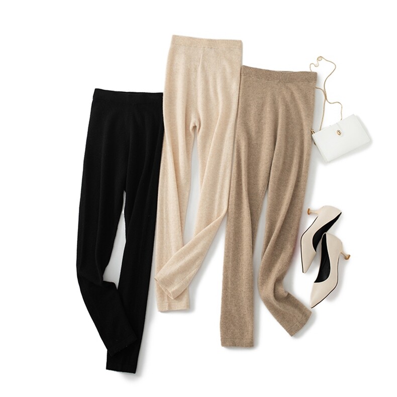 紧身薄款修身纯山羊绒裤女打底裤内穿外穿保暖裤秋冬长裤显瘦裤子，女装打底裤，澳冬特羊绒