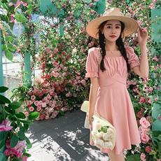 粉色甜美小个子收腰显瘦A字裙2026新款夏季182A8390连衣裙P95K148,女装连衣裙,浙宝182A, 粉色甜美小个子收腰显瘦A字裙2026新款夏季182A8390连衣裙P95K148,女装连衣裙,浙宝182A,