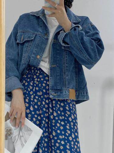 小贴标牛仔外套，其它，木夕